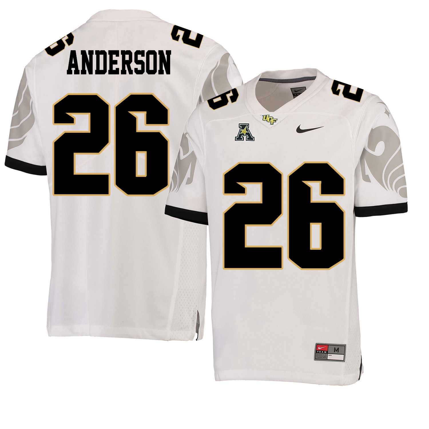 UCF Knights 26 Otis Anderson White College Football Jersey DingZhi